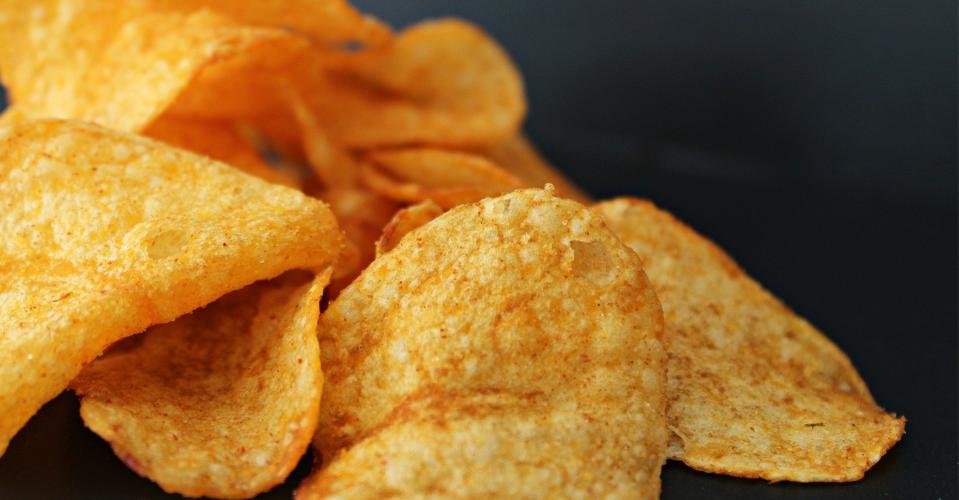 Kartoffelchips Knabberzeug